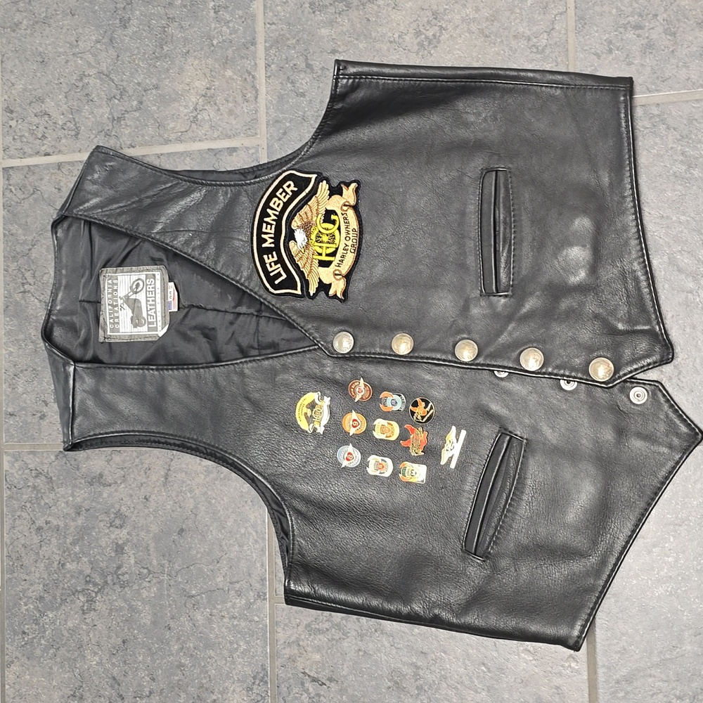 Men's Leather Vest
